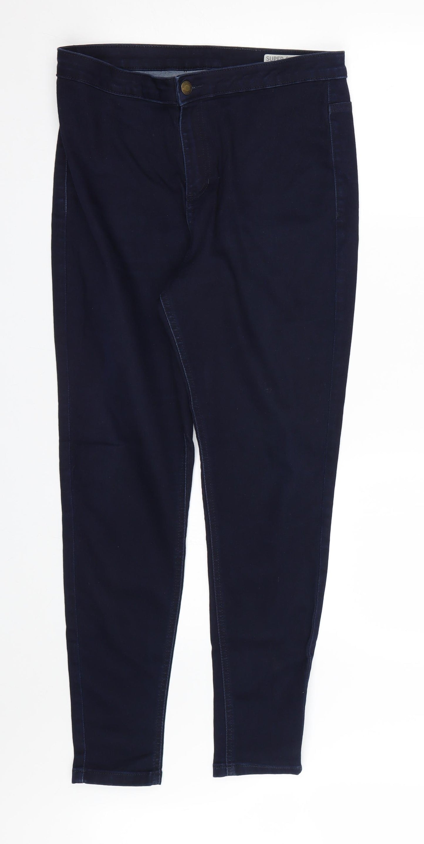 M&S Womens Blue   Jegging Jeans Size 14 L25 in