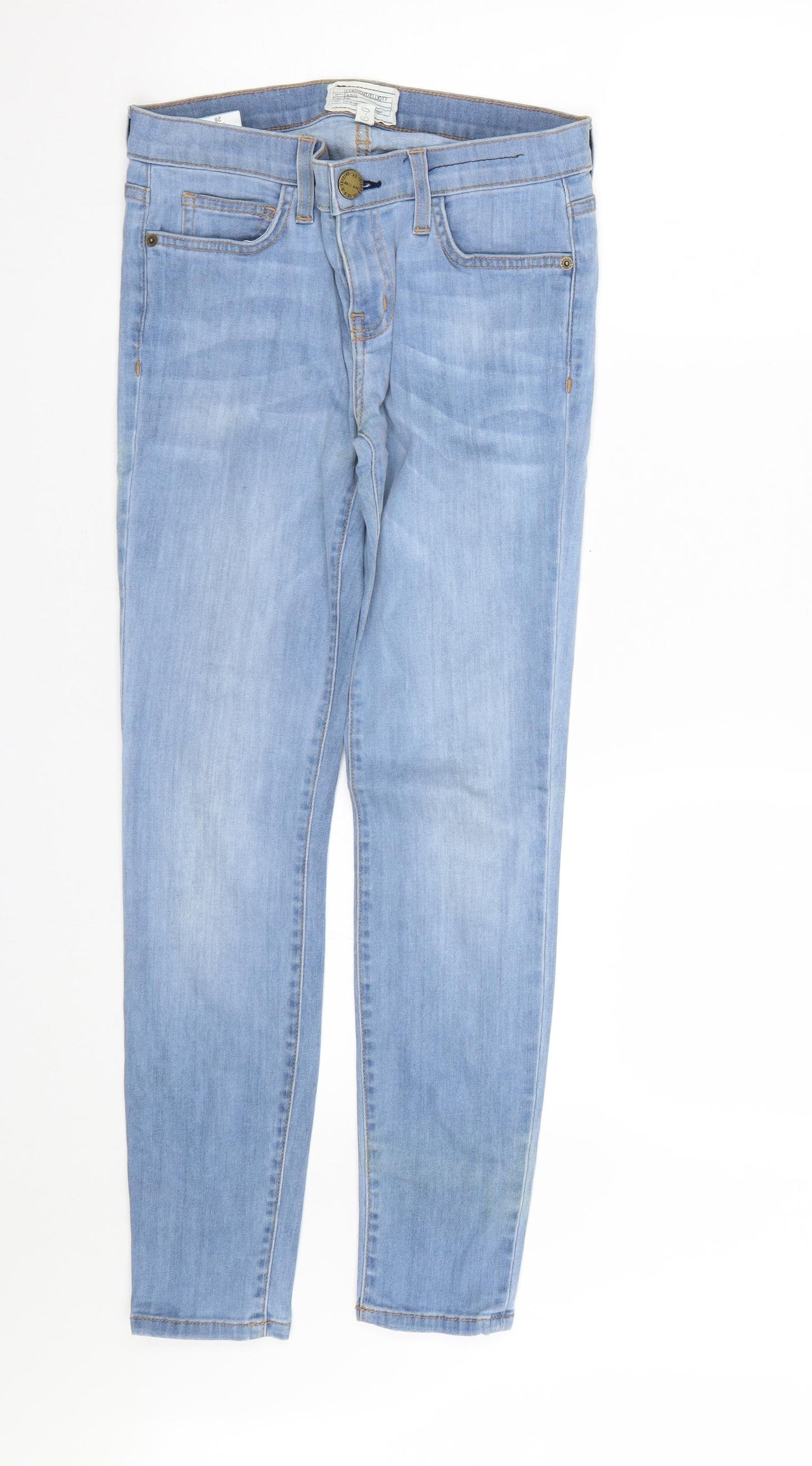 Current/Elliott Womens Blue  Denim Jegging Jeans  L25 in