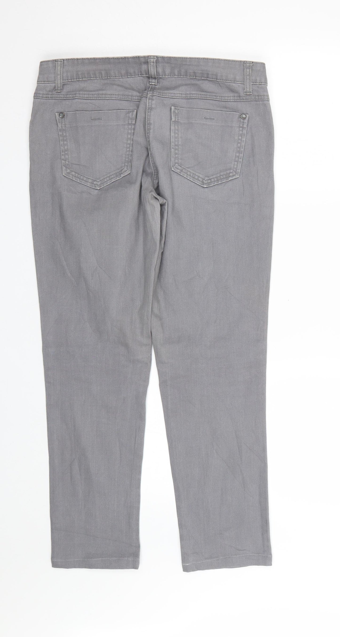 Pimkie Womens Grey  Denim Jegging Jeans Size 12 L26 in