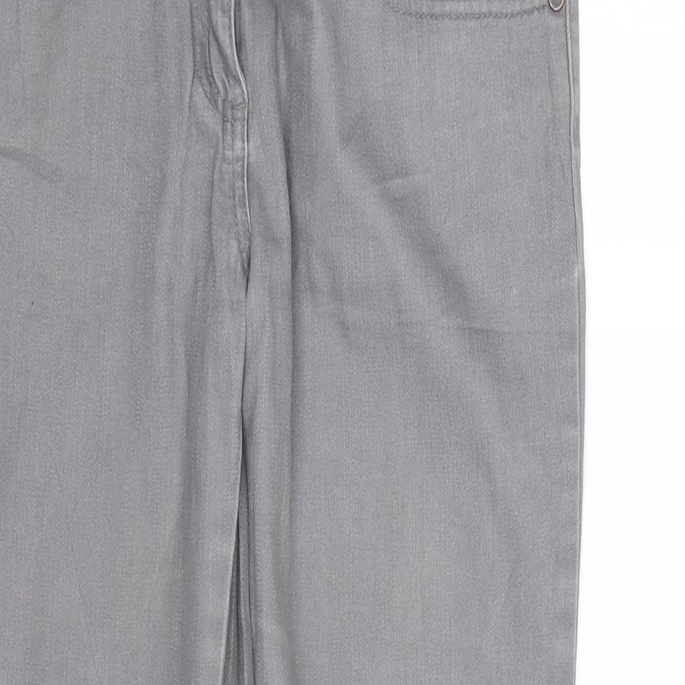 Pimkie Womens Grey  Denim Jegging Jeans Size 12 L26 in