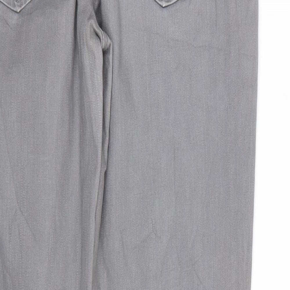 Pimkie Womens Grey  Denim Jegging Jeans Size 12 L26 in