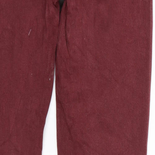 Preworn Womens Red  Denim Skinny Jeans Size 27 L25 in