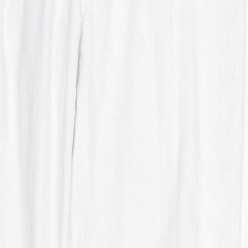 Girl Vivi Womens White  Denim Skinny Jeans Size M L29 in