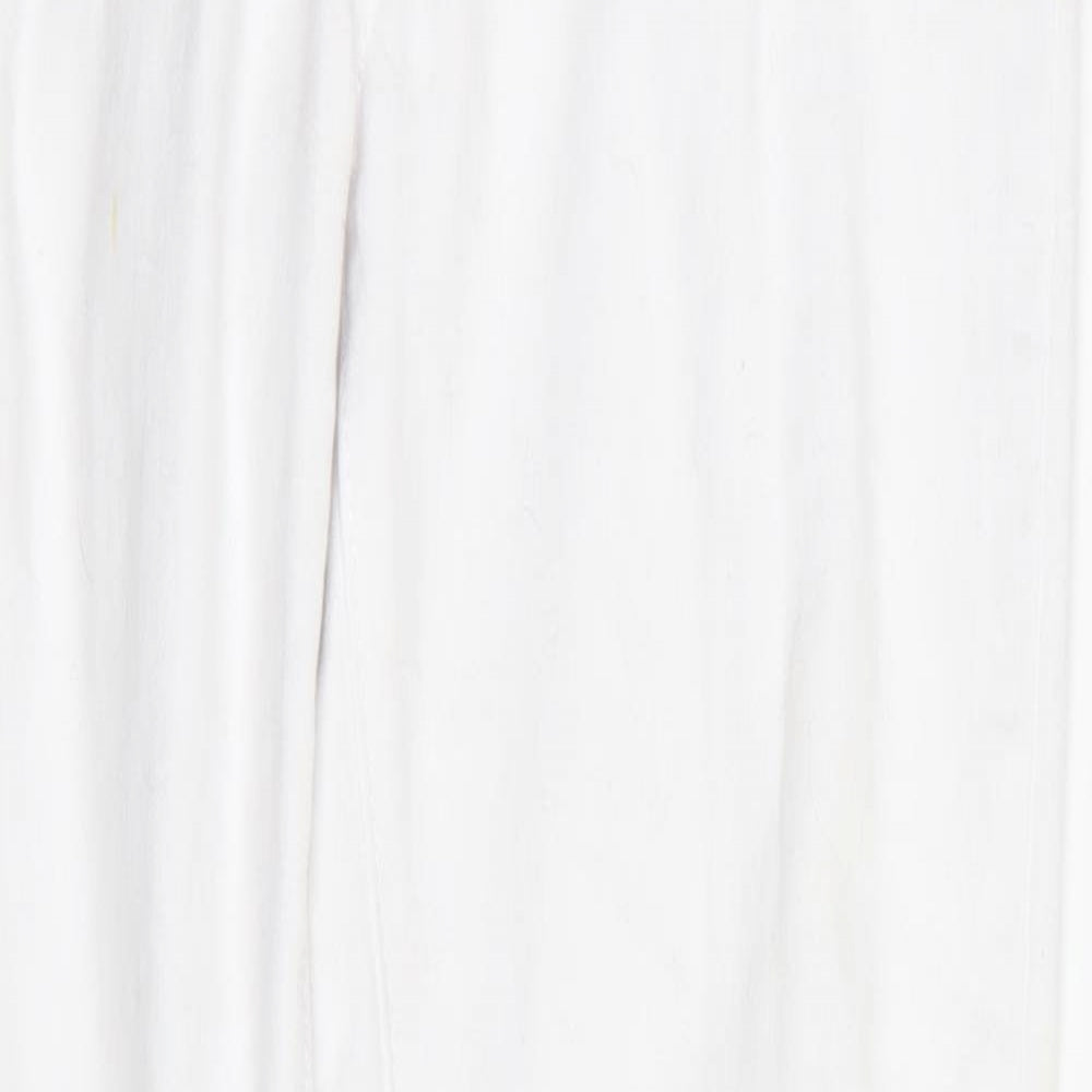 Girl Vivi Womens White  Denim Skinny Jeans Size M L29 in