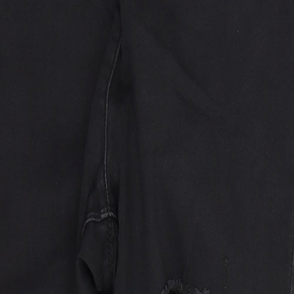 Matalan Womens Black  Denim Jegging Jeans Size 14 L23 in