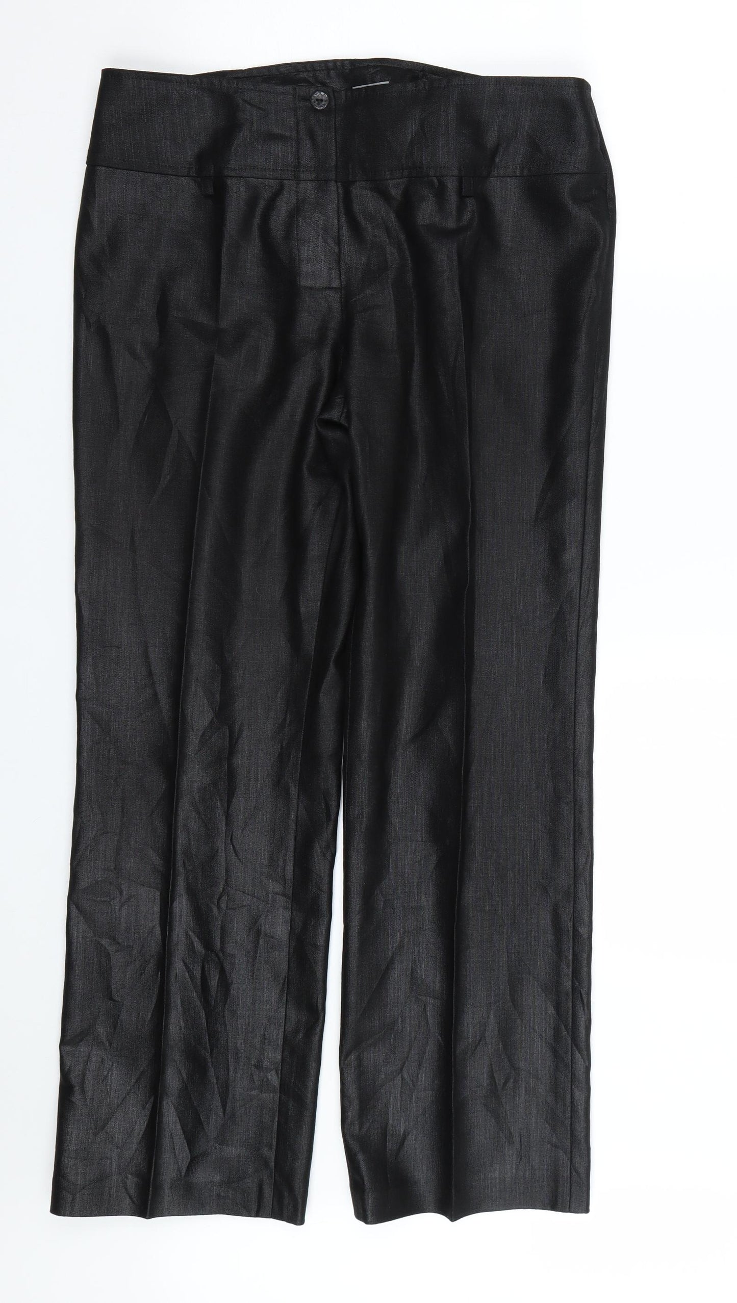 Sigma Womens Black   Trousers  Size 14 L27 in