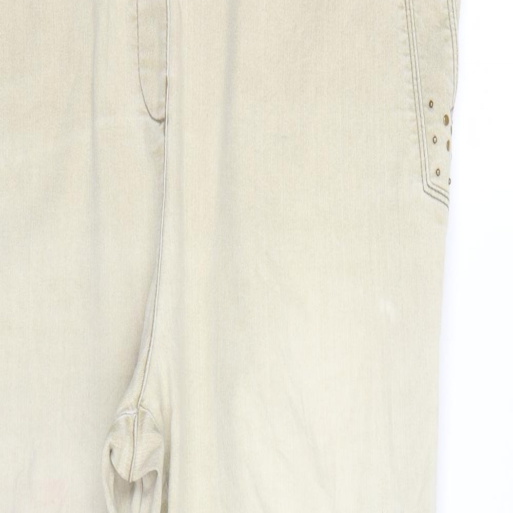 Preworn Womens Beige   Trousers  Size 36 L26 in