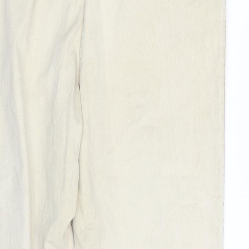 Preworn Womens Beige   Trousers  Size 36 L26 in