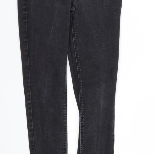 Papaya Womens Black  Denim Skinny Jeans Size 8 L26 in