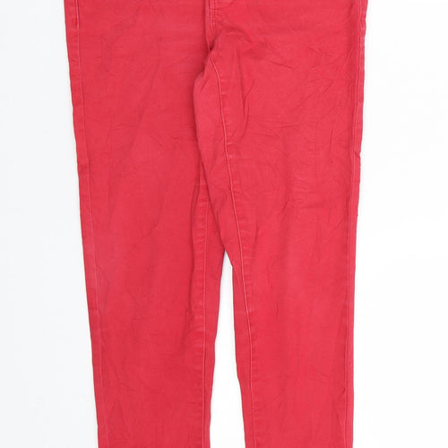 Top Secret Womens Red   Skinny Jeans Size 8 L27 in