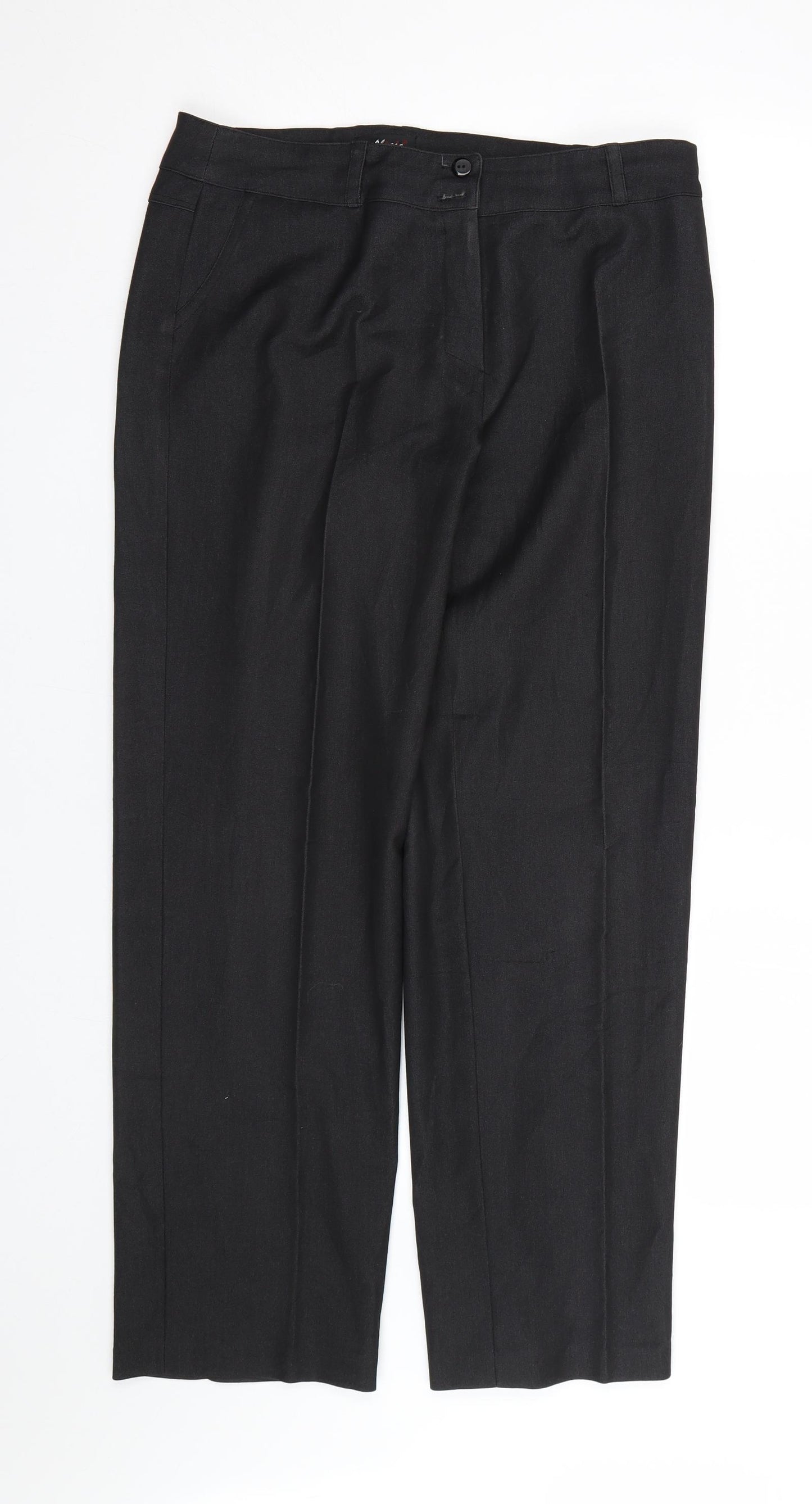 Alicja Womens Black   Trousers  Size 12 L26 in