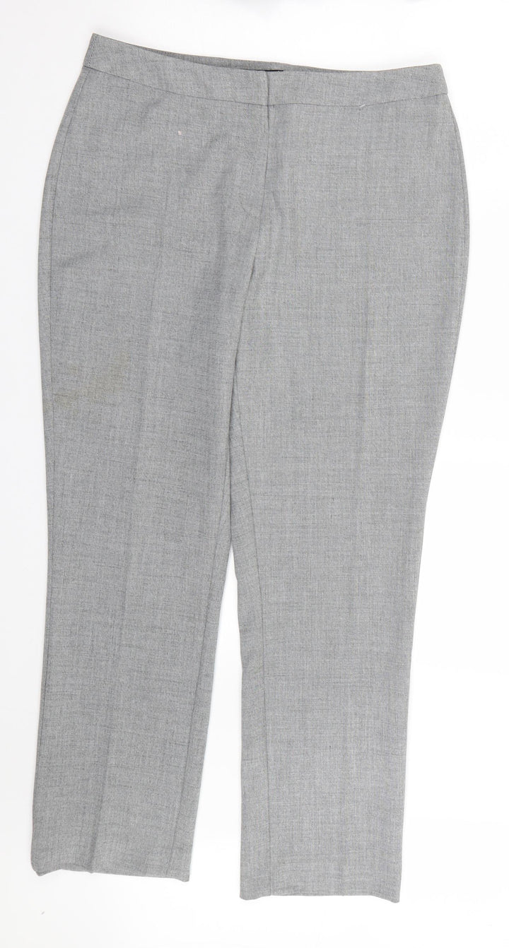 Debenhams Womens Grey   Trousers  Size 10 L28 in