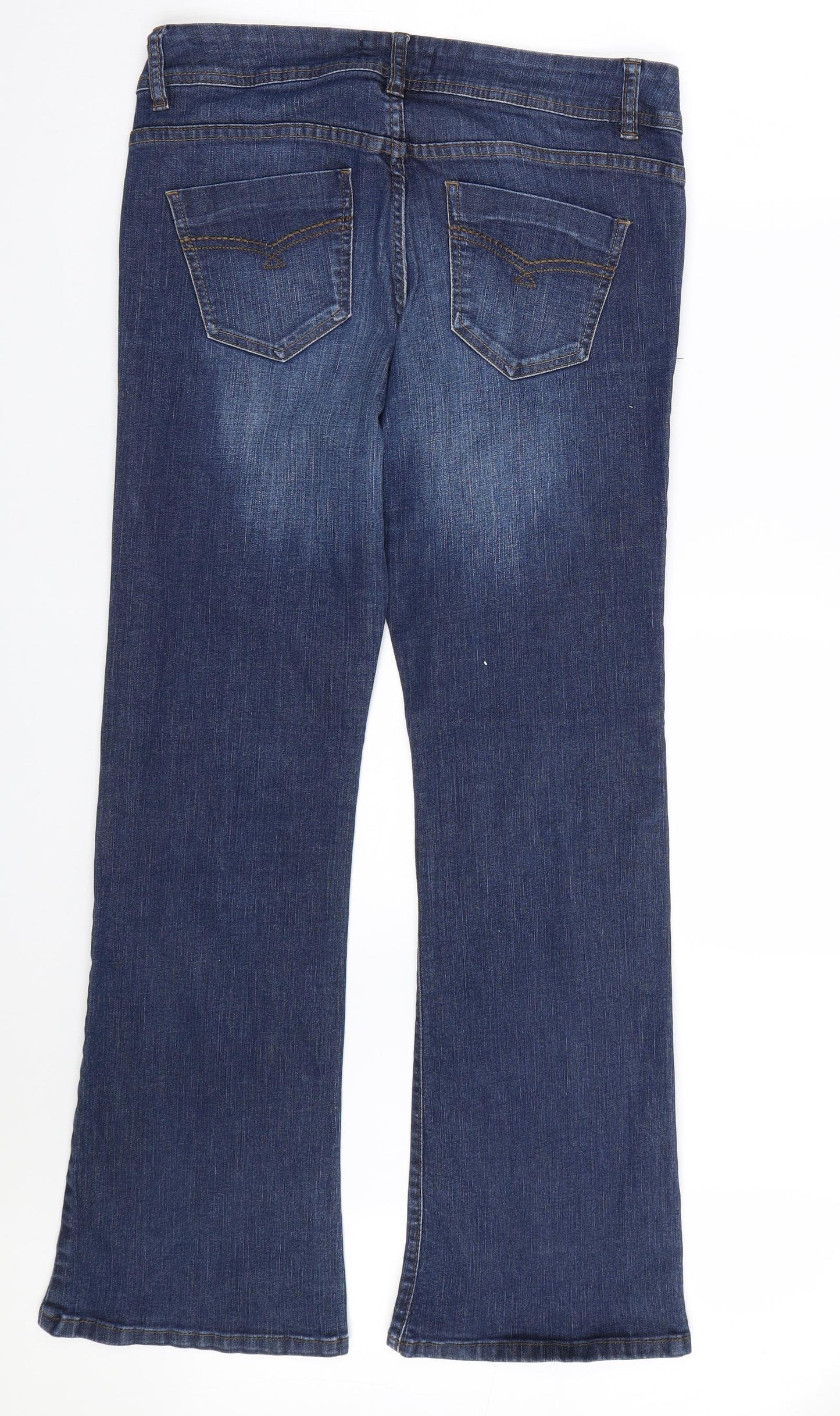 Preworn Womens Blue   Bootcut Jeans Size 34 L28 in