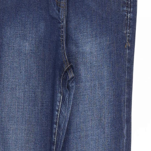 Preworn Womens Blue   Bootcut Jeans Size 34 L28 in