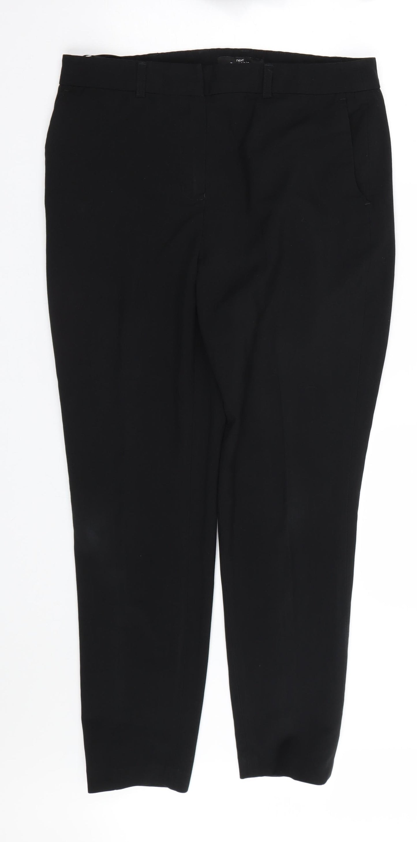 NEXT Womens Black   Trousers  Size 12 L25 in