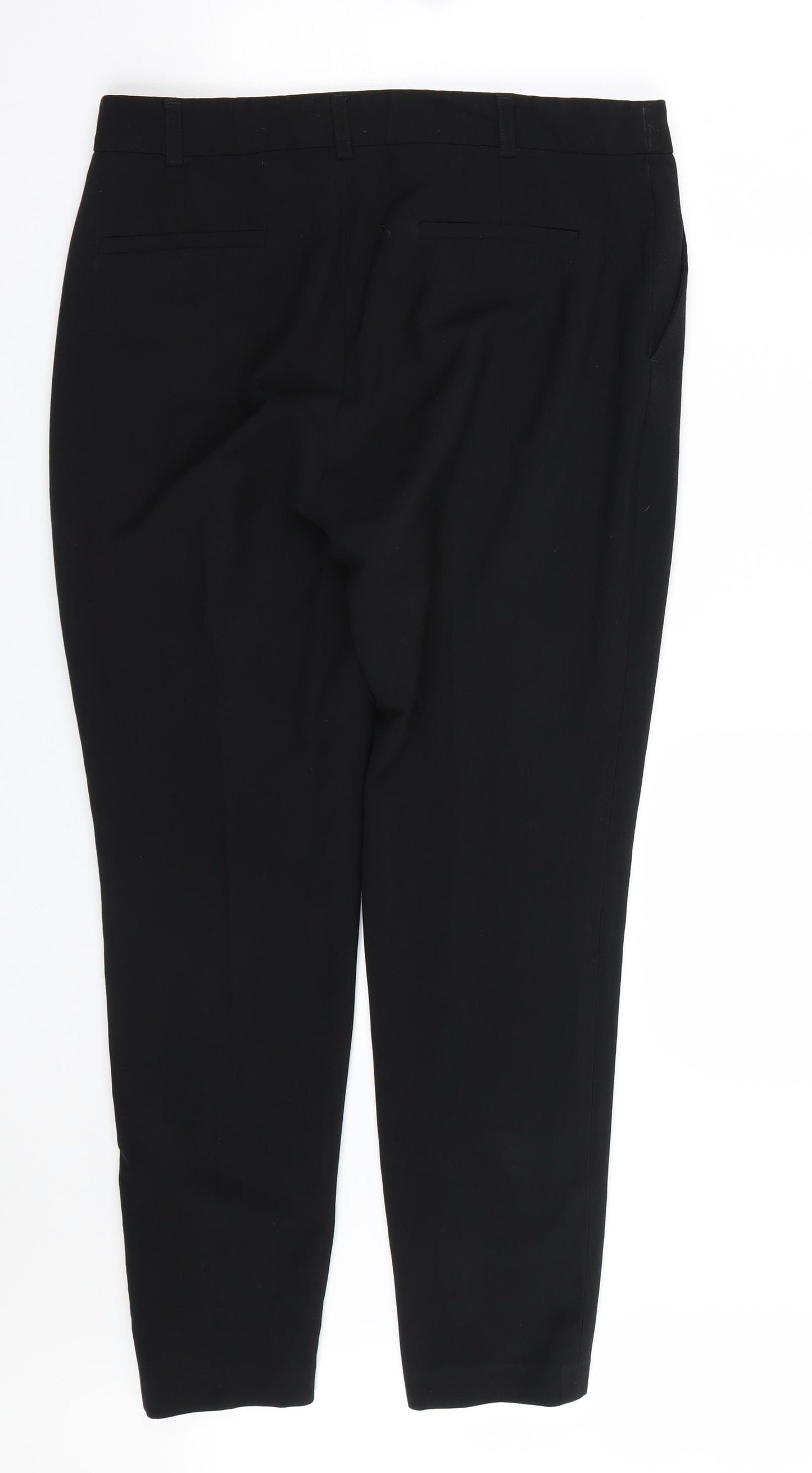 NEXT Womens Black   Trousers  Size 12 L25 in