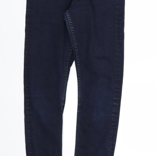 Topshop Womens Blue  Denim Skinny Jeans Size 28 L26 in
