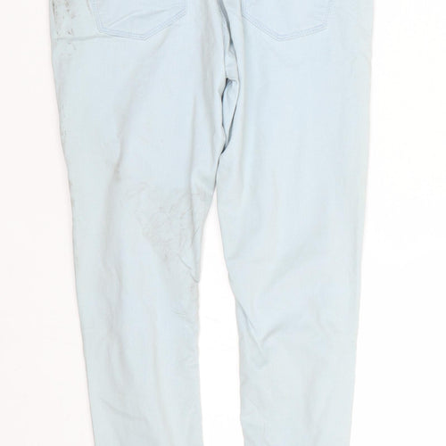 Topshop Womens Blue  Denim Skinny Jeans Size 28 L24 in