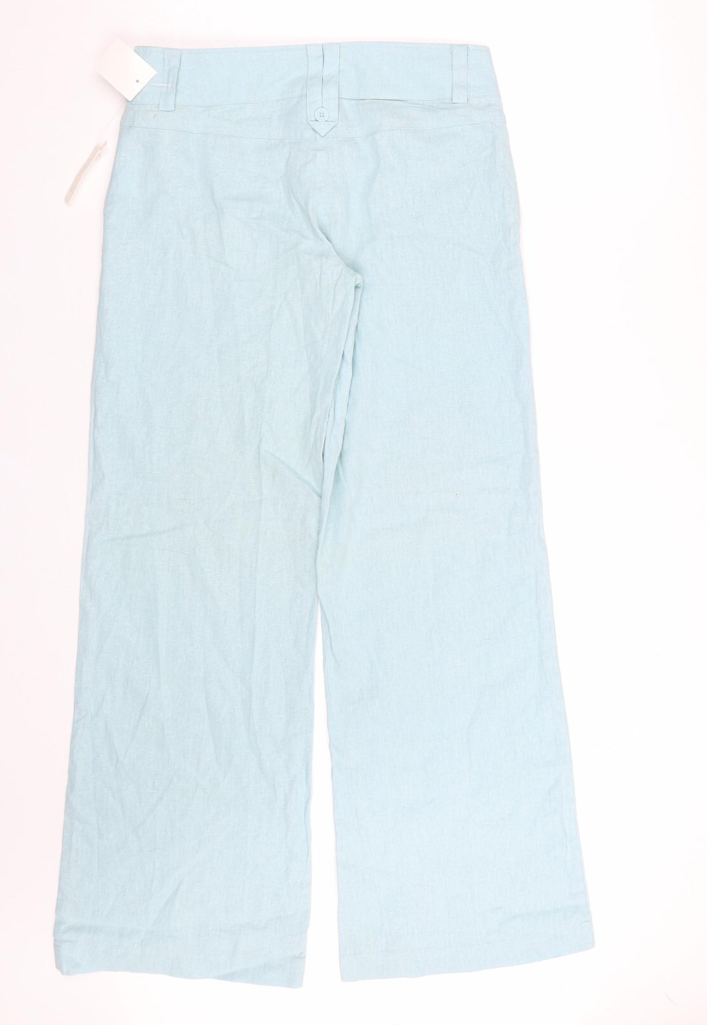 Eisenegger Womens Blue   Capri Trousers Size 10 L31 in