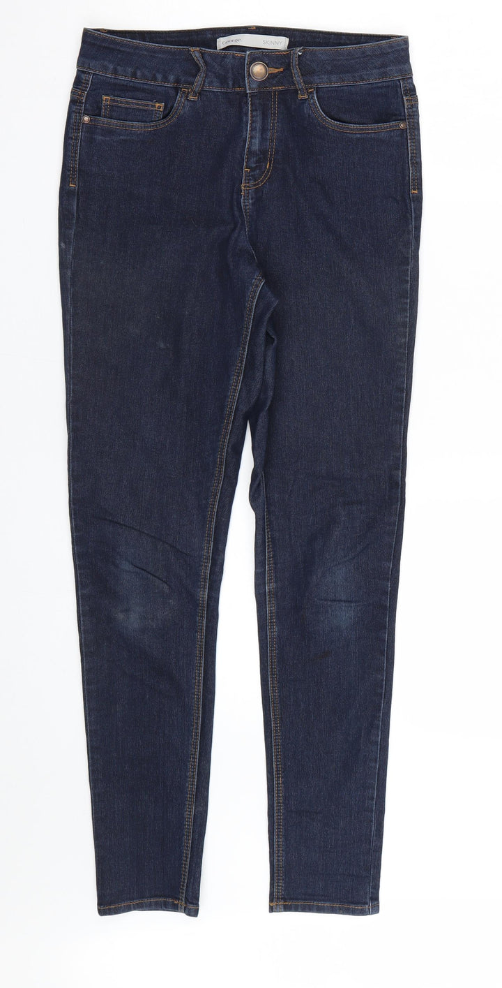 George Womens Blue Skinny Jeans Size 8 L26 in