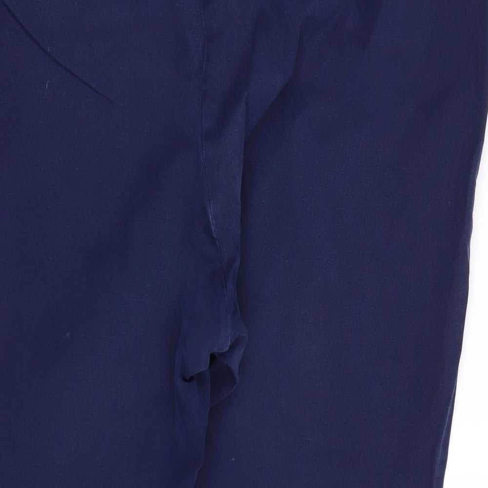 Per Una Womens Blue   Capri Trousers Size 18 L22 in
