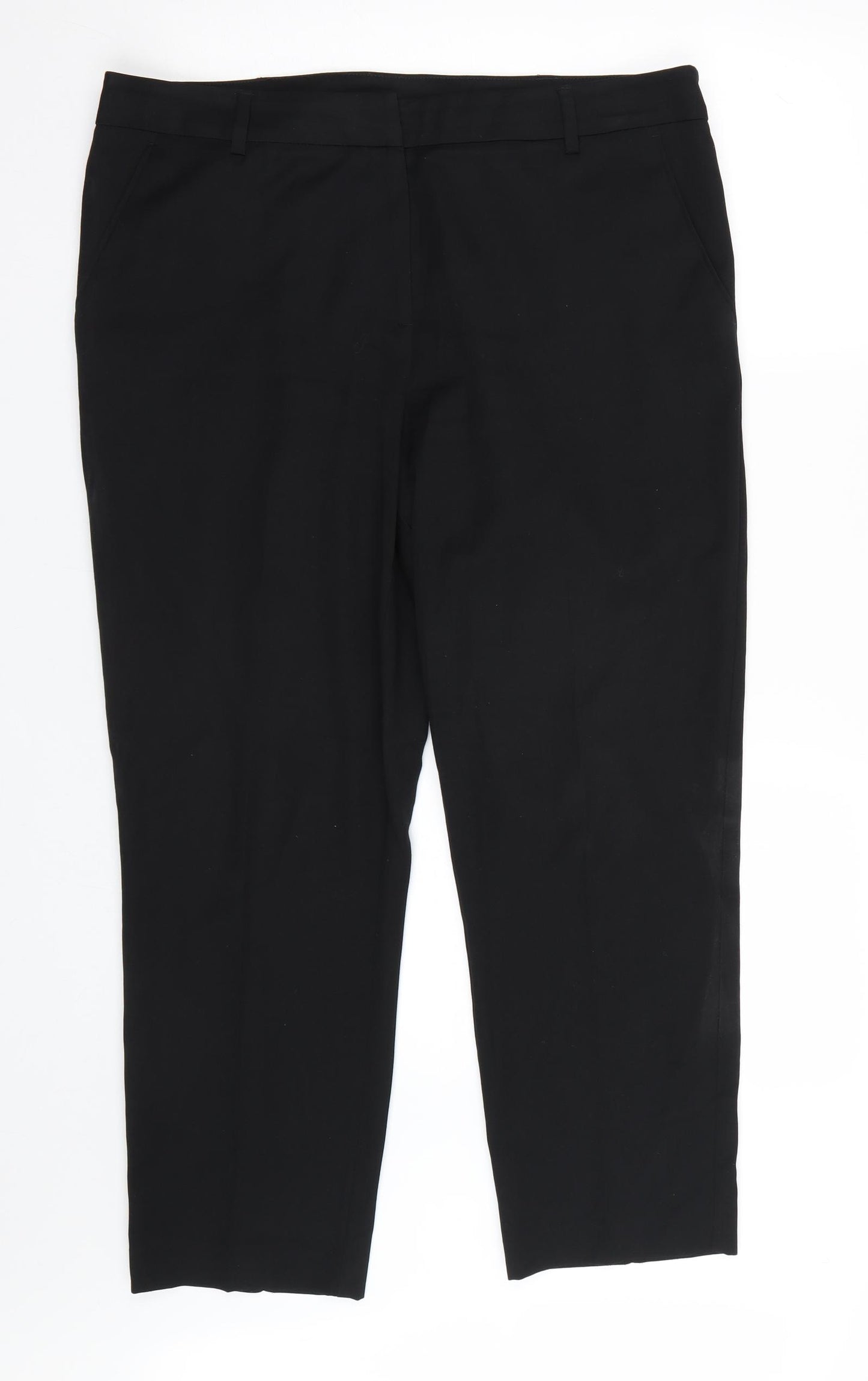 TU Womens Black   Trousers  Size 16 L25 in