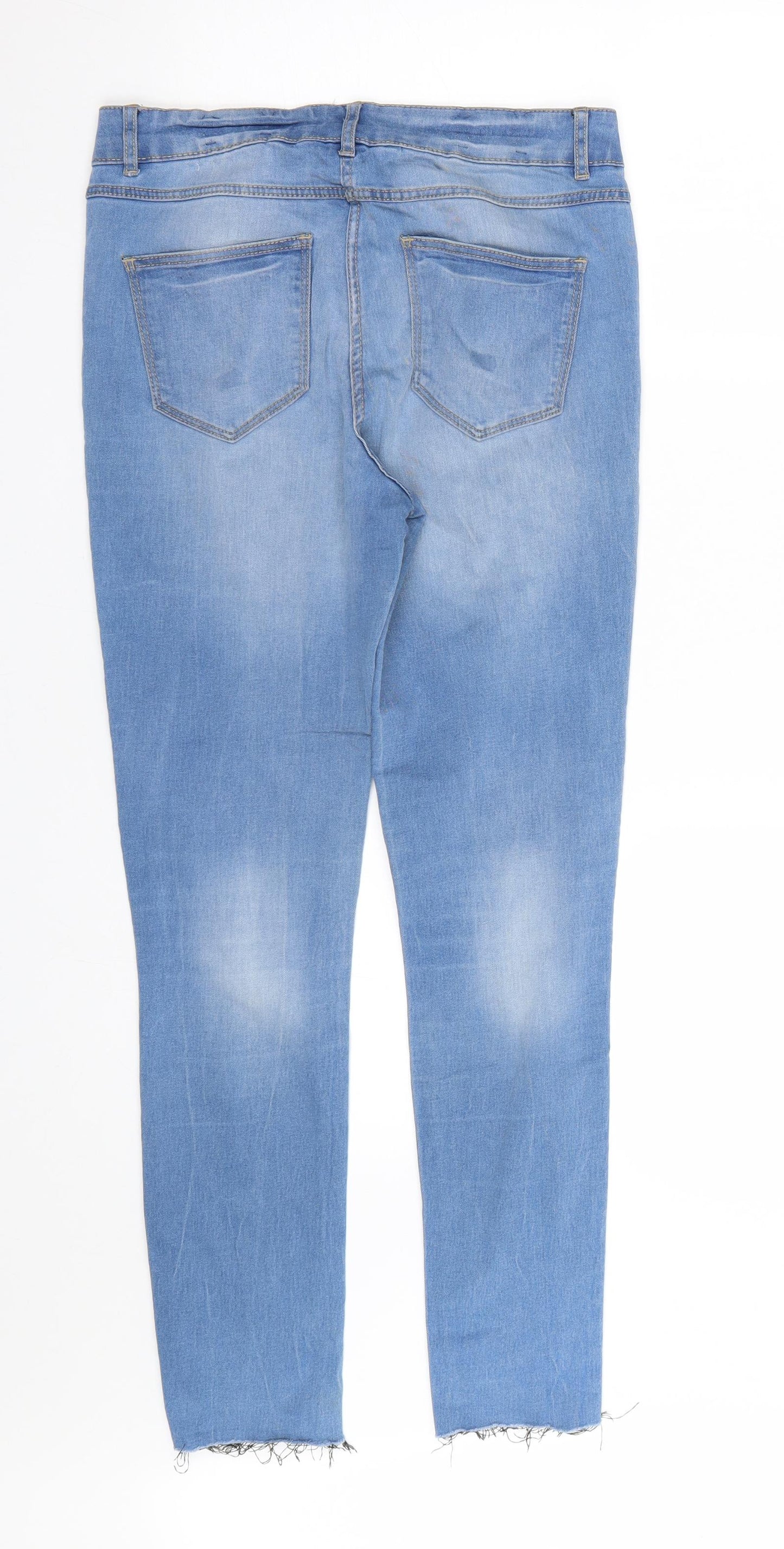 Papaya Womens Blue  Denim Skinny Jeans Size 8 L27 in