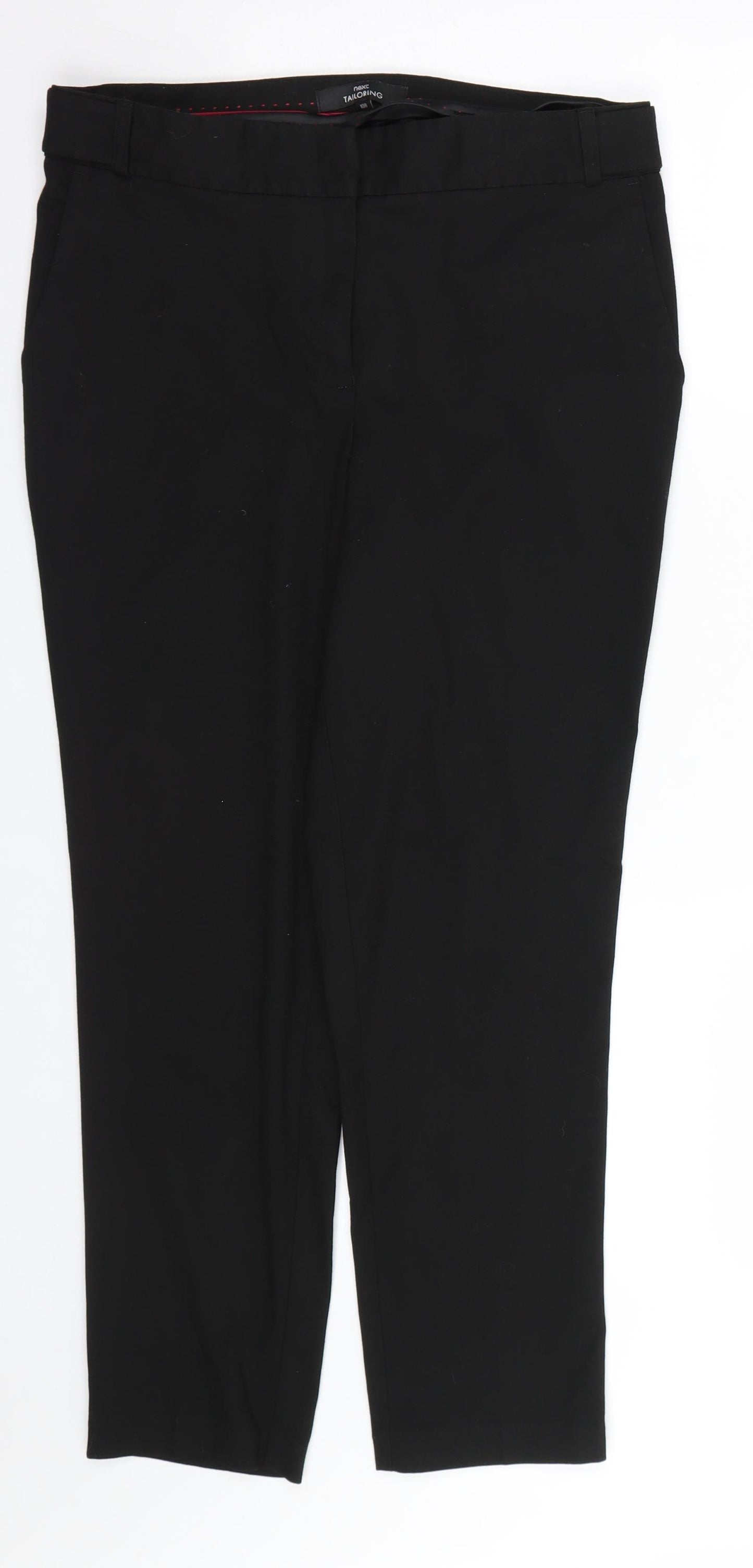 NEXT Womens Black   Trousers  Size 10 L25 in