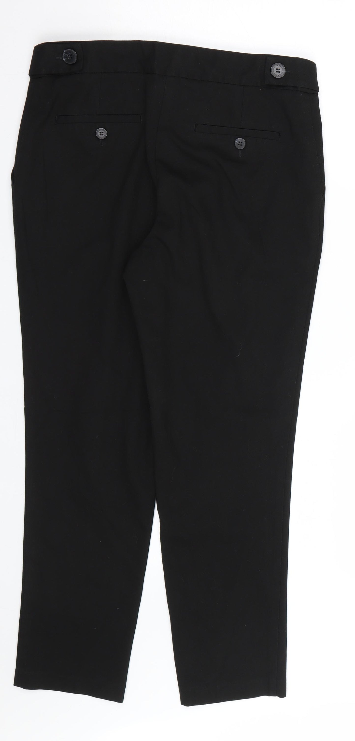 NEXT Womens Black   Trousers  Size 10 L25 in