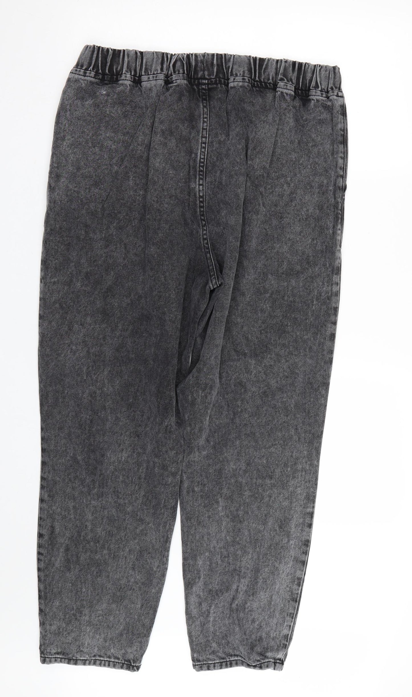 TU Womens Black  Denim Jegging Jeans Size 18 L26 in