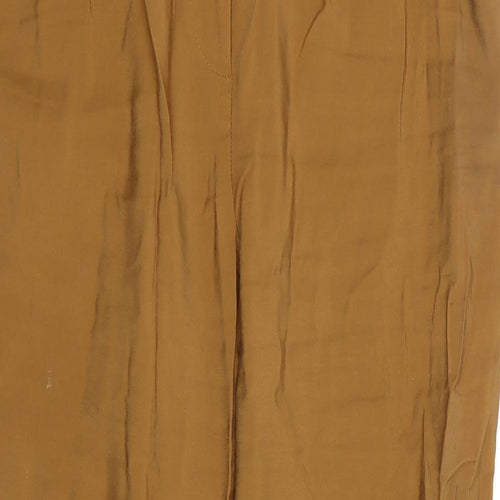 TU Womens Brown   Capri Trousers Size 12 L24 in