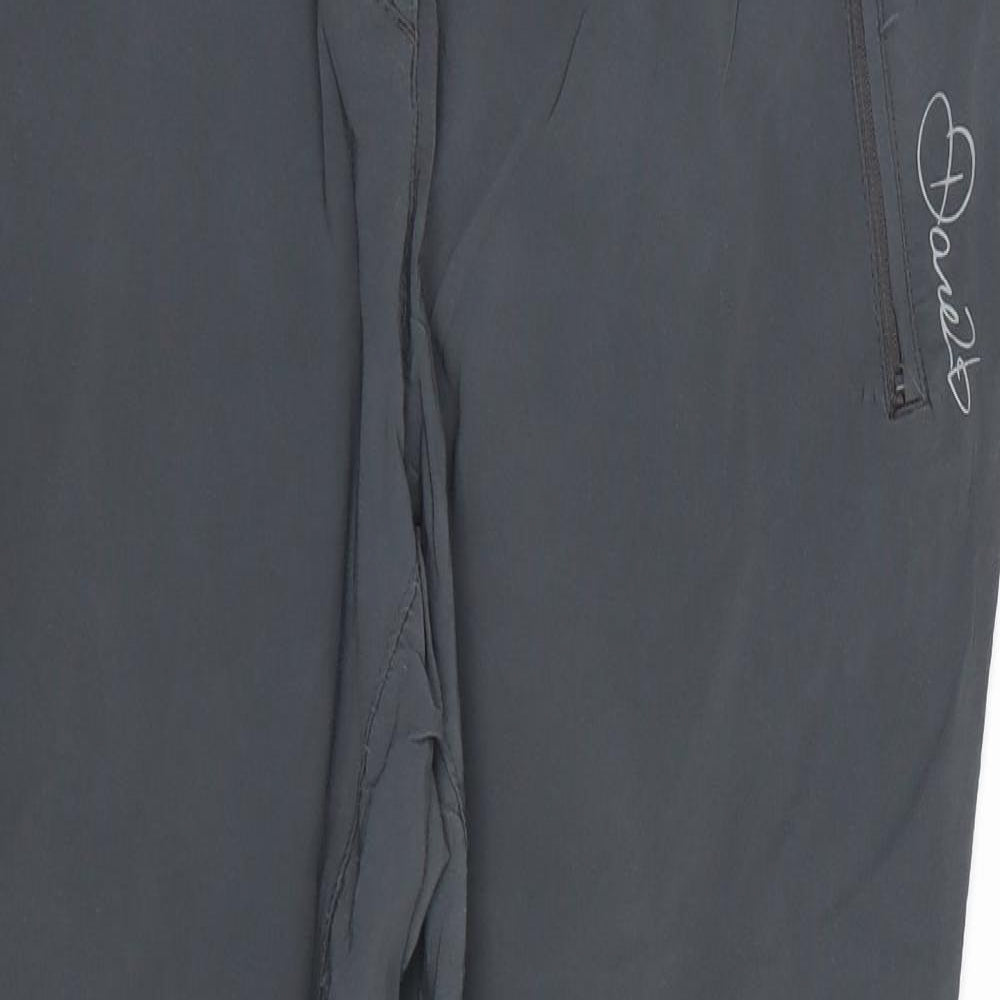 Dare2B Womens Grey   Windbreaker Trousers Size 16 L28 in