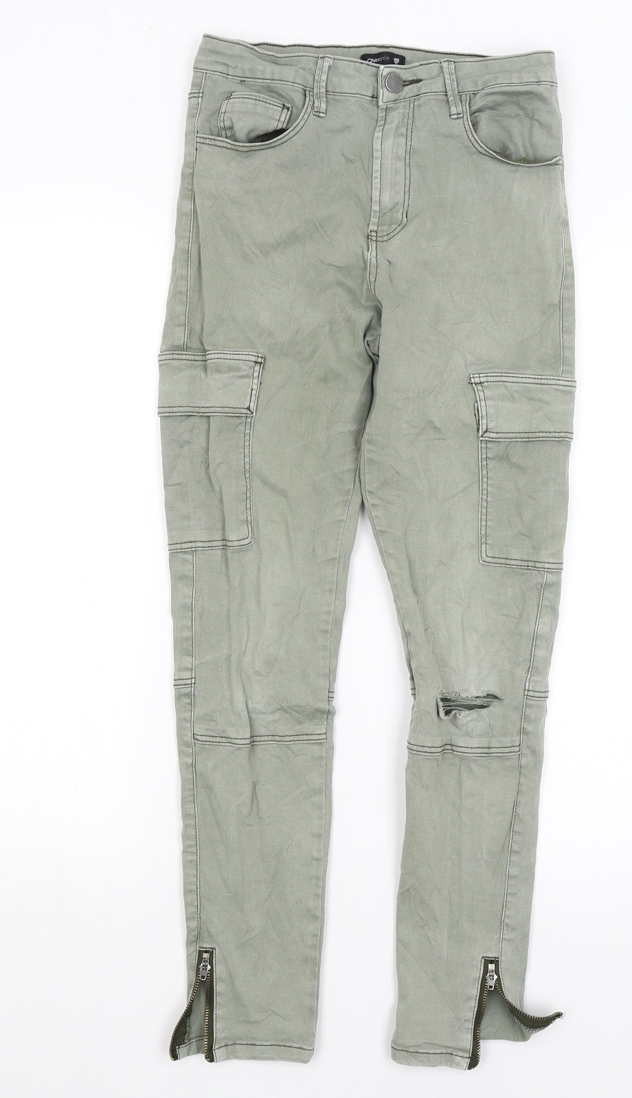 Chicoree Womens Green   Trousers  Size S L26 in