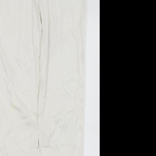 Elysee Womens White   Trousers  Size M L28 in