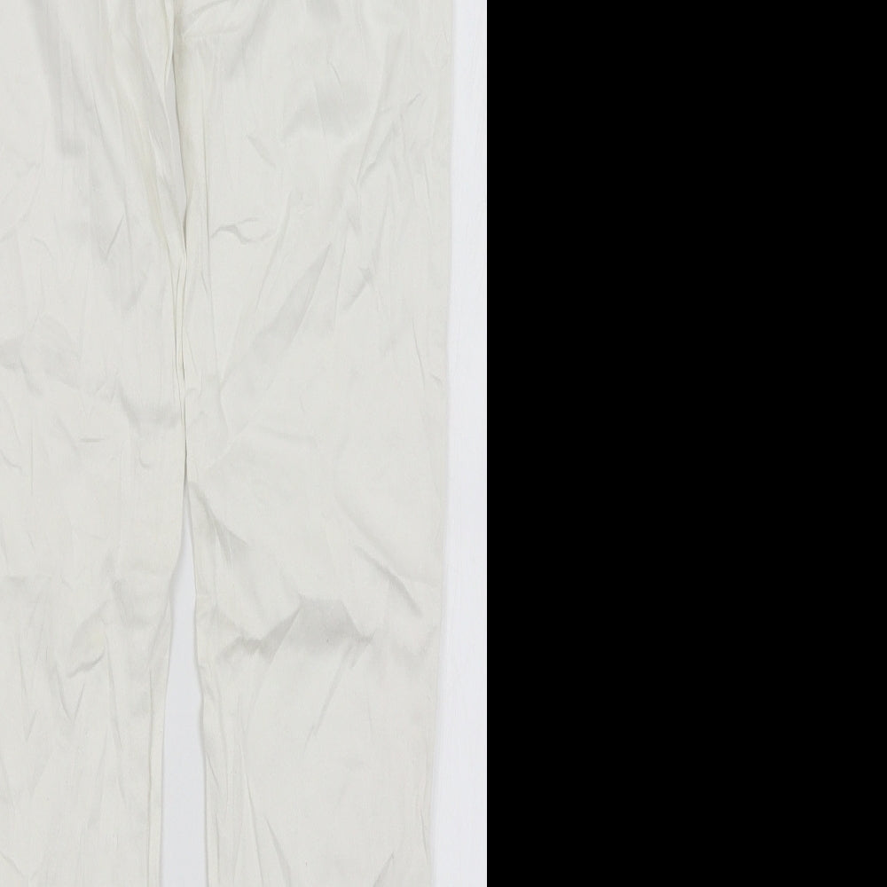 Elysee Womens White   Trousers  Size M L28 in