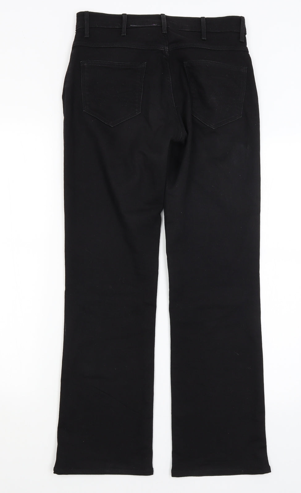 Preworn Womens Black   Trousers  Size 28 in L29 in