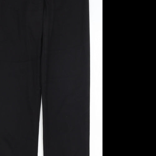 Preworn Womens Black   Trousers  Size 28 in L29 in