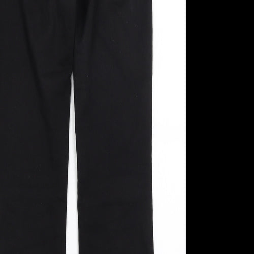 Preworn Womens Black   Trousers  Size 28 in L29 in