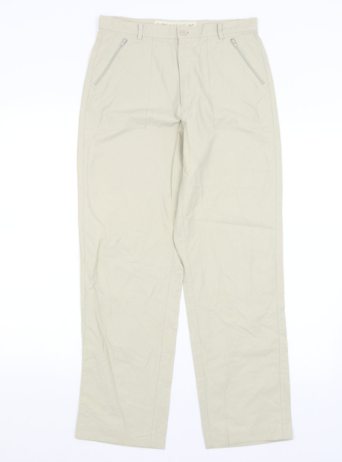 Newport Womens Beige   Trousers  Size 10 L28 in