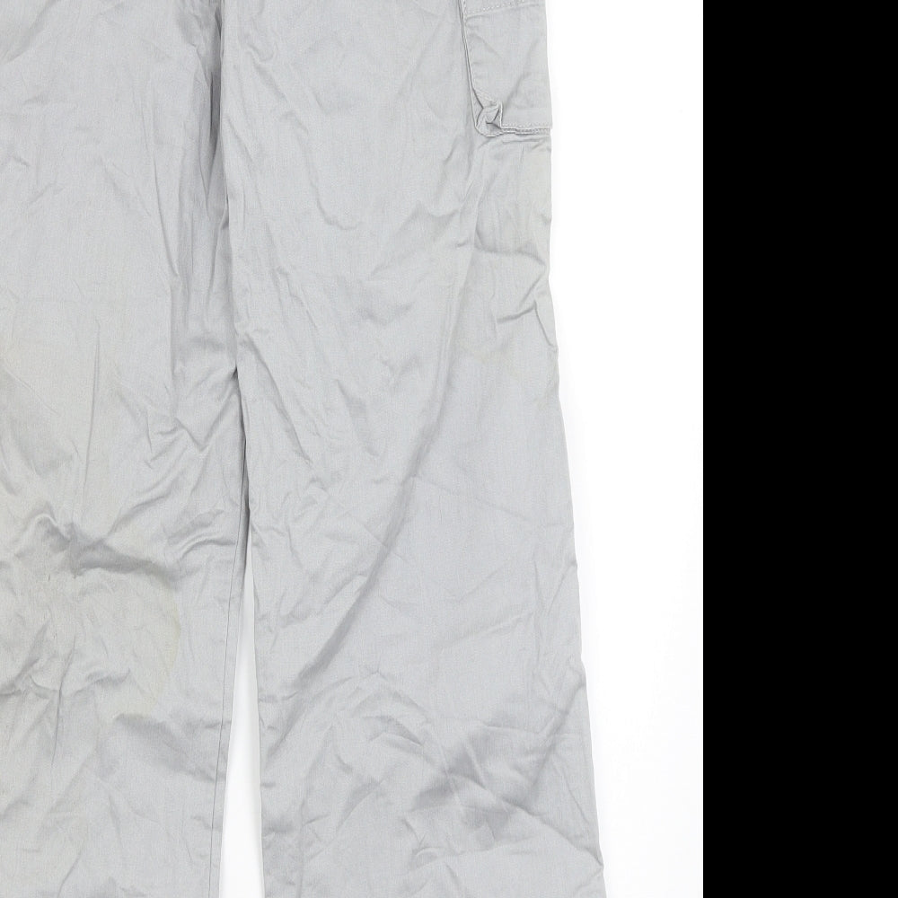 NEXT Womens Grey   Cargo Trousers Size 8 L30.5 in