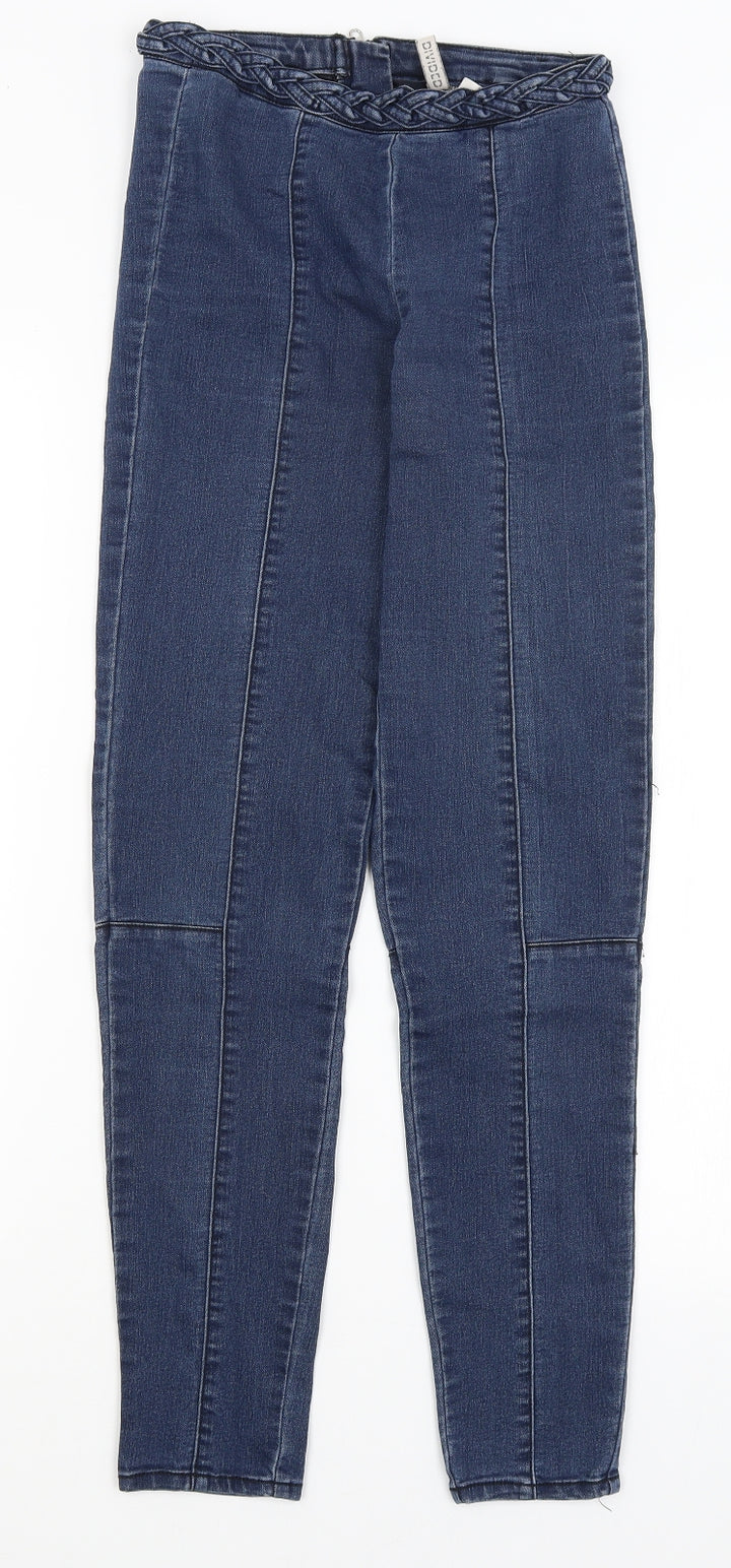 Divided Womens Blue   Skinny Jeans Size 6 L27.5 in