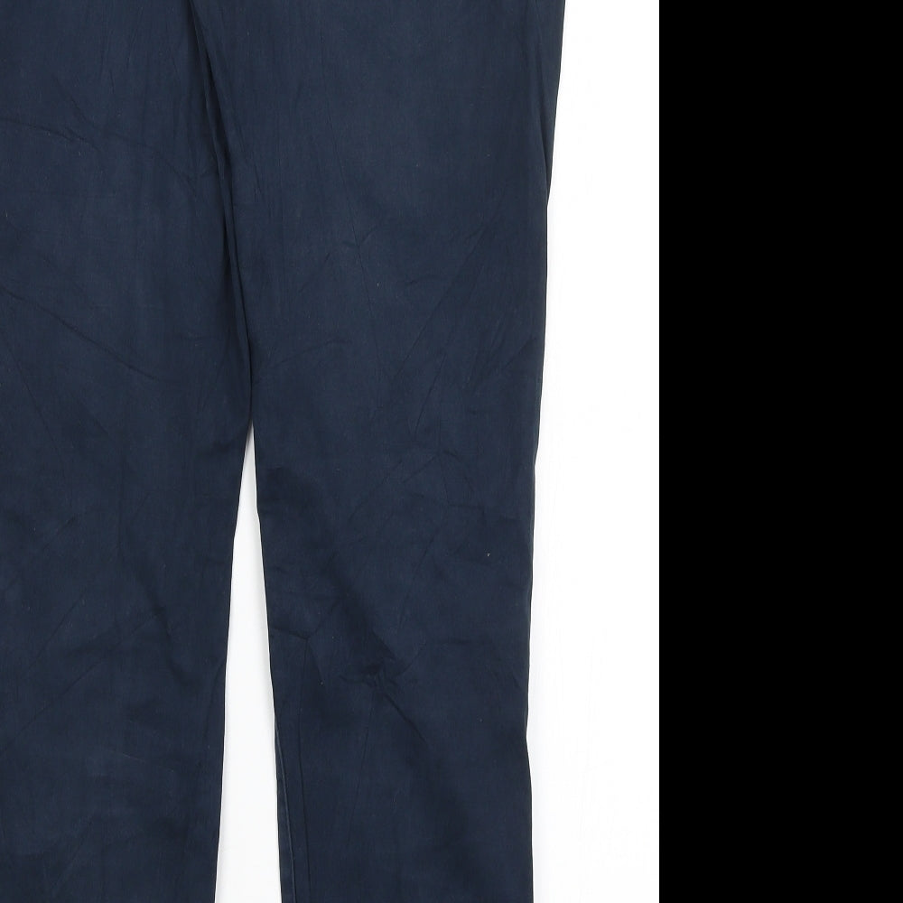Yessica Womens Blue   Chino Trousers Size 12 L28 in