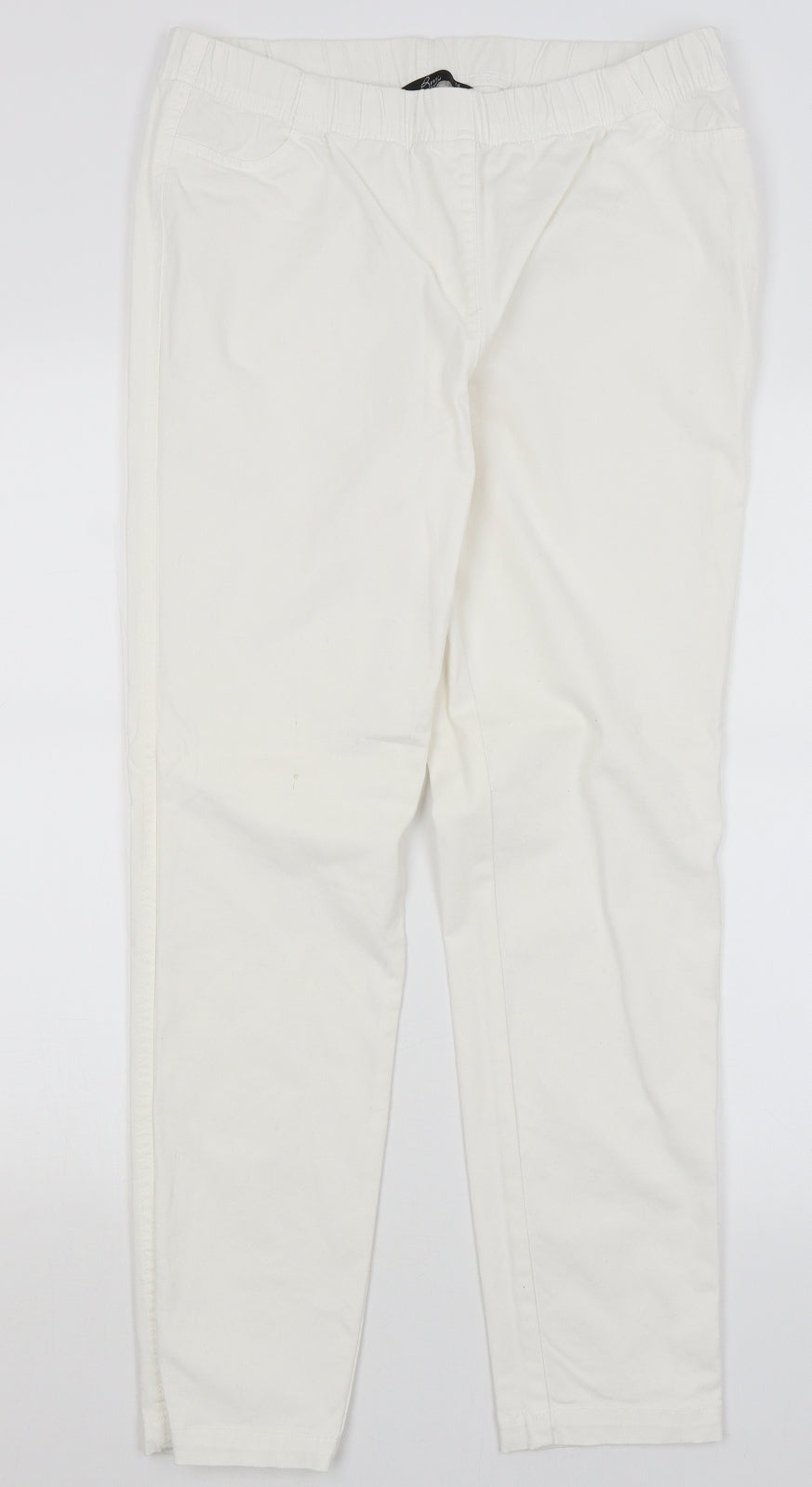 BM, Womens White   Jegging Jeans Size 14 L28 in