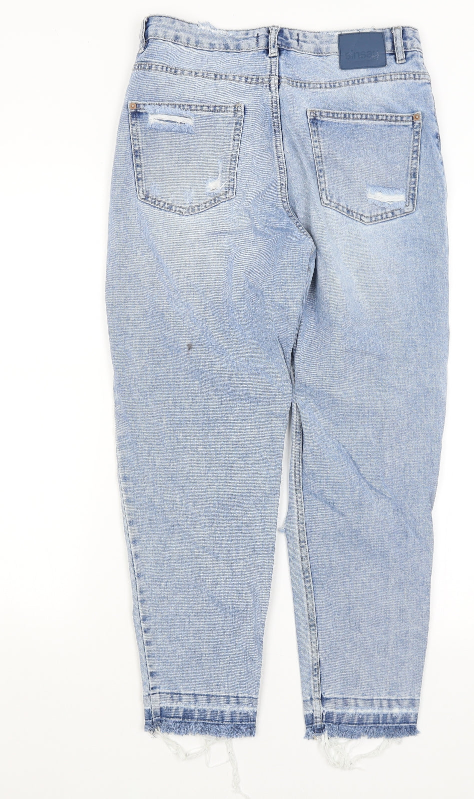 Sinsay Womens Blue   Mom Jeans Size 10 L25 in