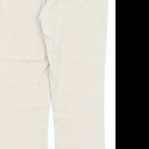 M&Co Womens Beige   Mom Jeans Size 14 L26 in