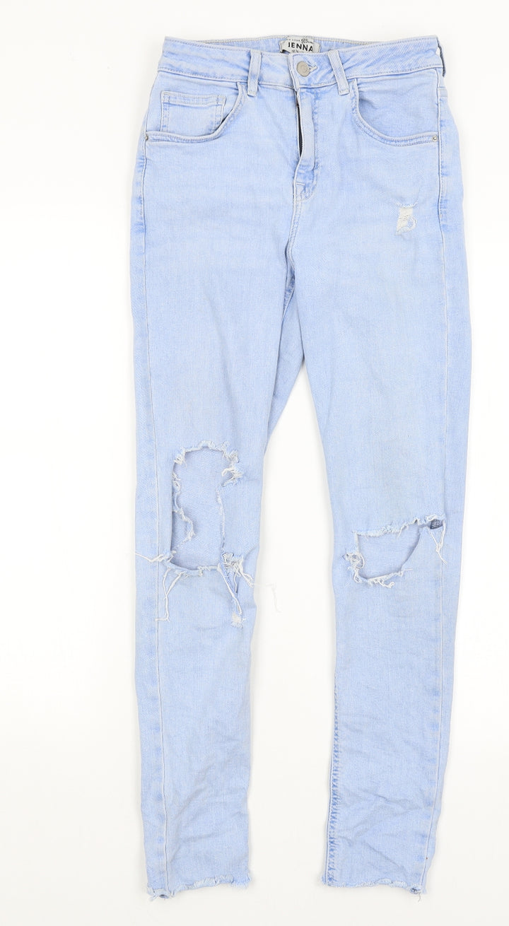 New Look Girls Blue Skinny Jeans Size 14 Years