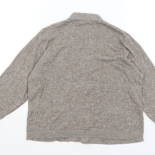 Care Womens Brown   Cardigan Jumper Size S
