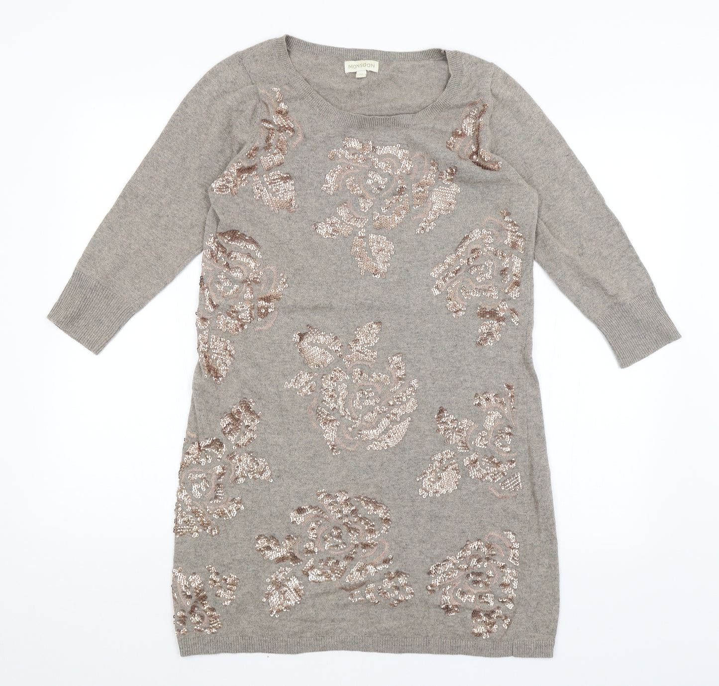 Monsoon Womens Brown   Jumper Dress  Size M