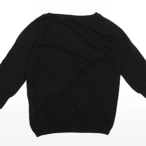 Oasis Womens Black   Pullover Jumper Size S