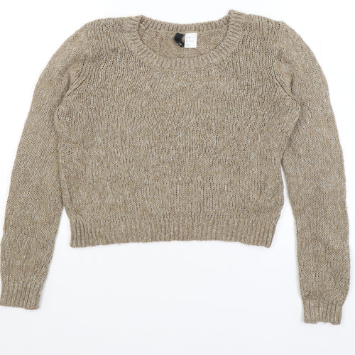 Divided Womens Brown   Pullover Jumper Size 6